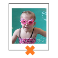 Wimper duikbril roze